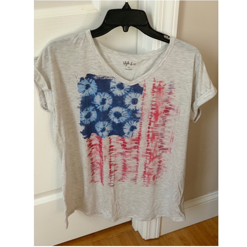 Style & Co. Macy’s American Flag Shirt